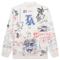Saint Michael x Born X Raised LA L S Tee White