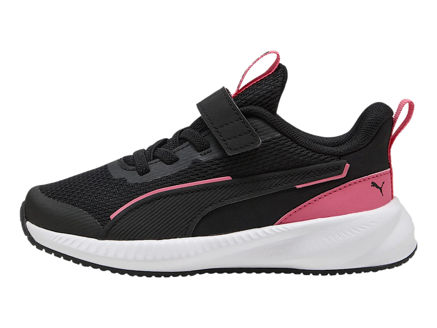 Tenis PUMA Flyer 3 AC PS Negro y Rosa para Niña