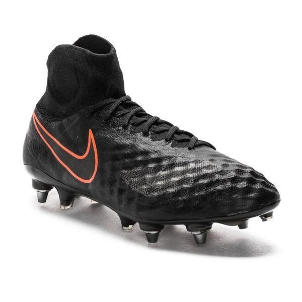 Nike Magista Obra II SG Pro Soft Ground Soccer Cleats Black Total Crimson