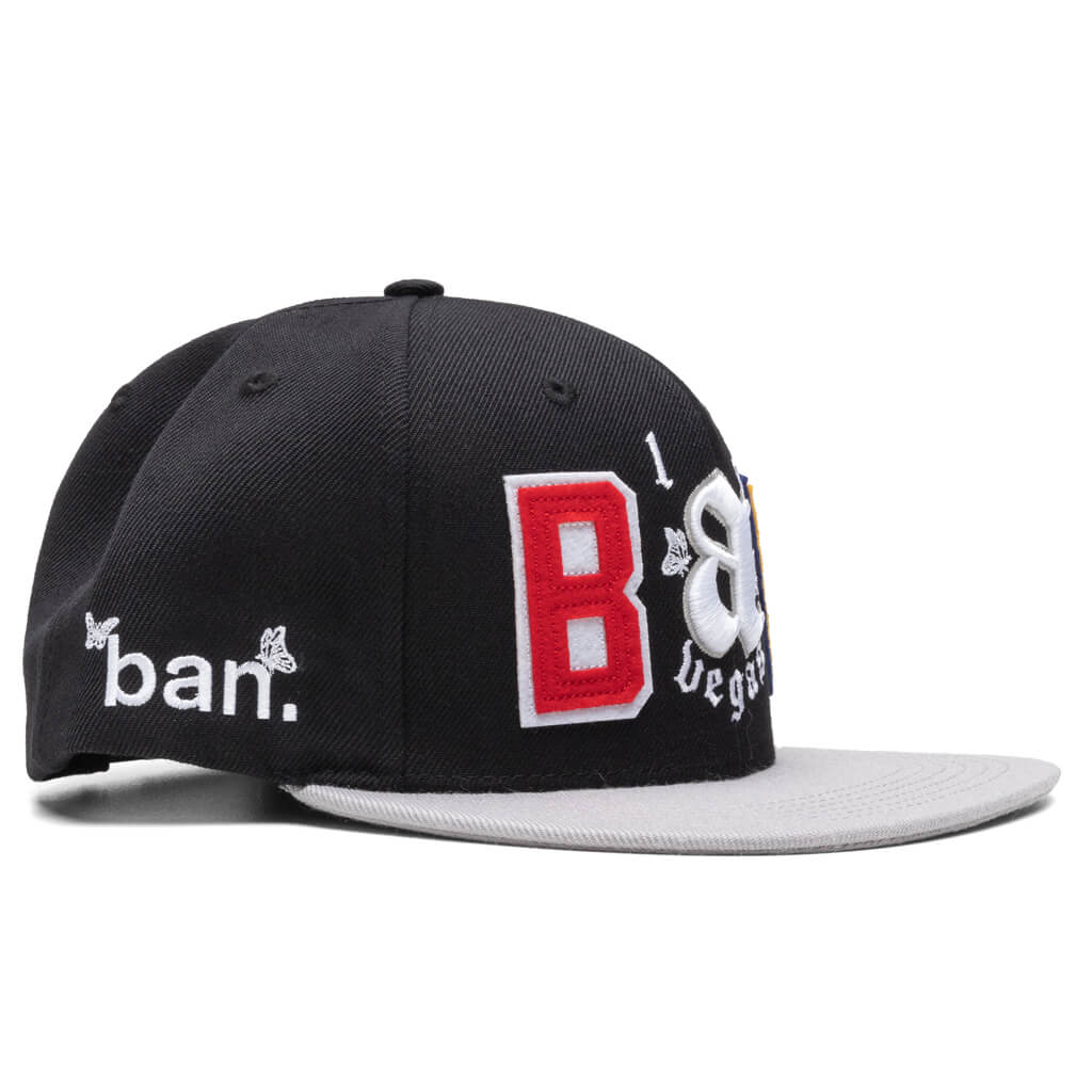 Las Vegas Exhibit A Hat Black Grey