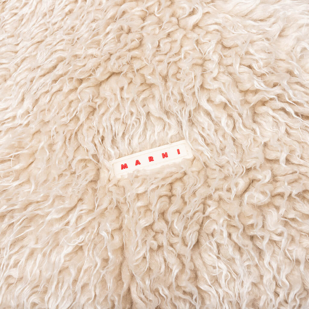 Shaggy Fleece Faux Fur Jacket Glass