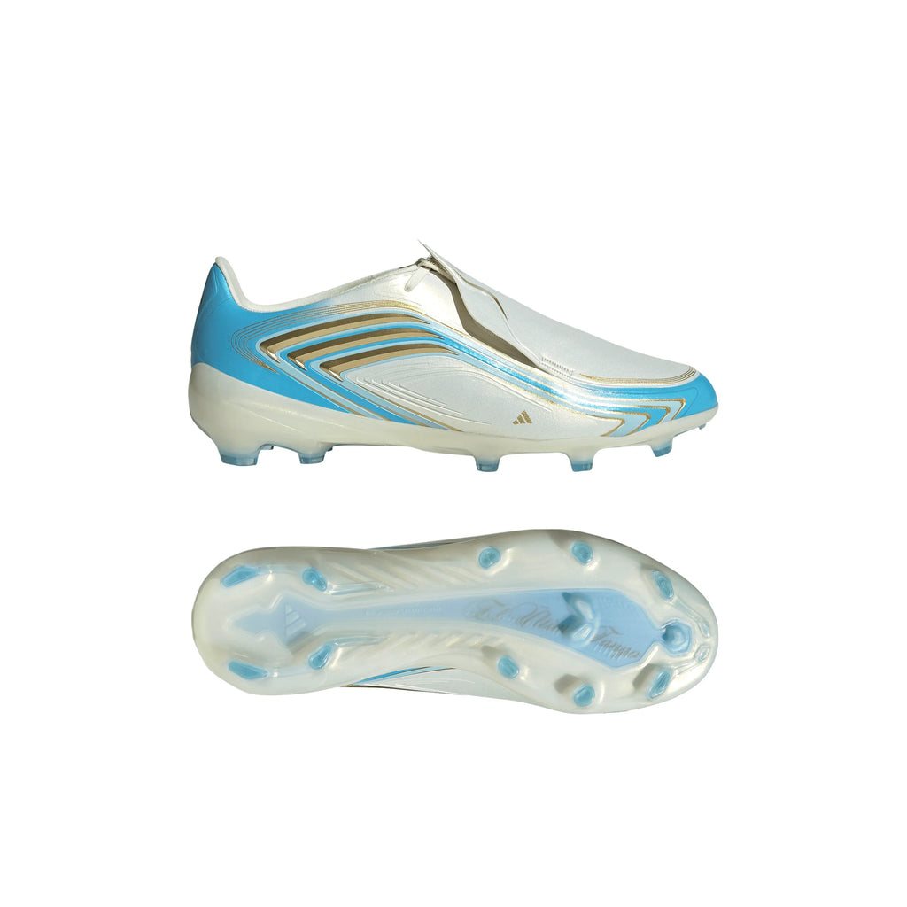 adidas F50 Messi Elite FG Firm Ground Youth Soccer Cleats Blue