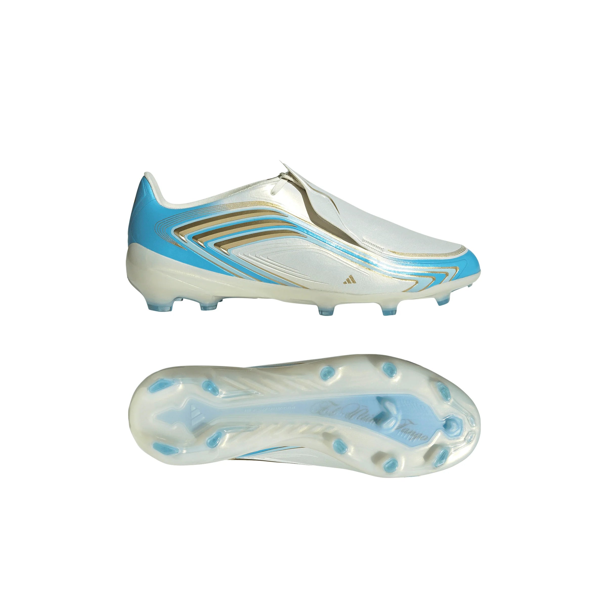 adidas F50 Messi Elite FG Firm Ground Youth Soccer Cleats Blue