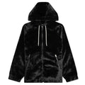Acrylic Woven Full Zip Jacket Black