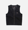 Diamond Quilted Mens Vest Black