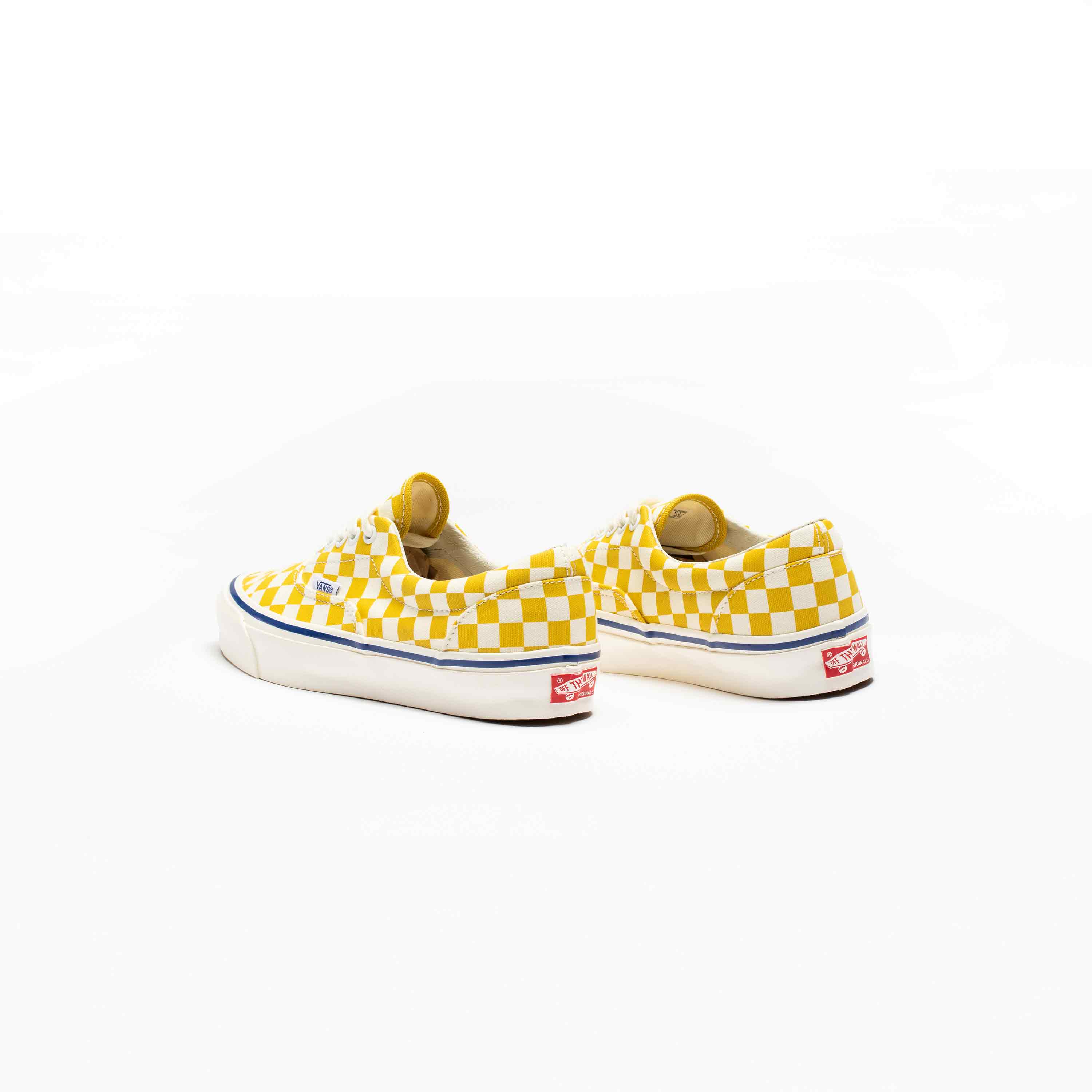 Vault OG Era LX Checkerboard Mens Lifestyle Shoe Yellow White