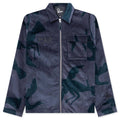 Clipped Wings Shirt Jacket Greyish Blue