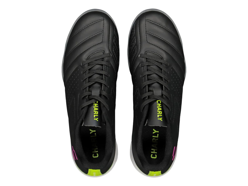Tenis de Fútbol Charly Negro y Lima para Hombre