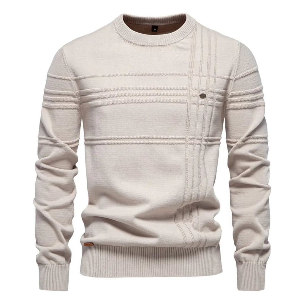 Mens Crew Neck Knit Sweater