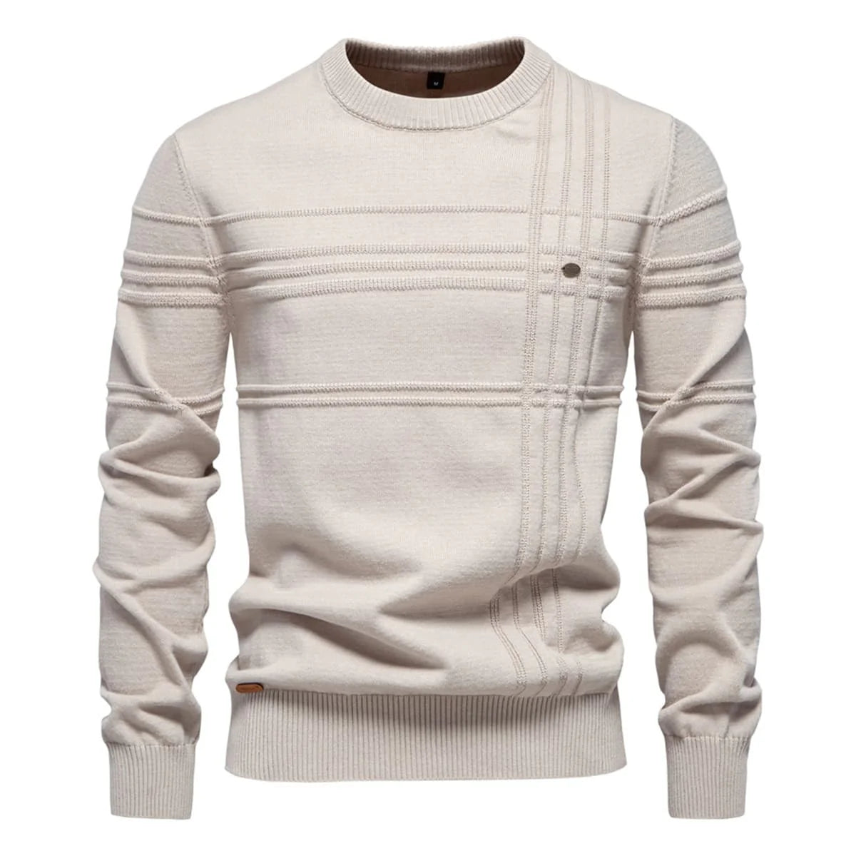 Mens Crew Neck Knit Sweater