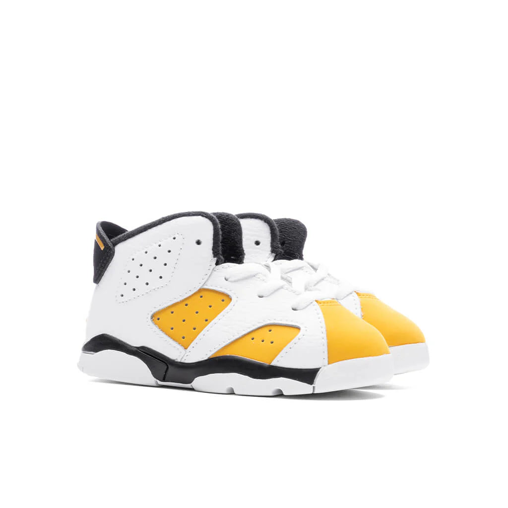 Air Jordan 6 Retro TD White Yellow Ochre Black