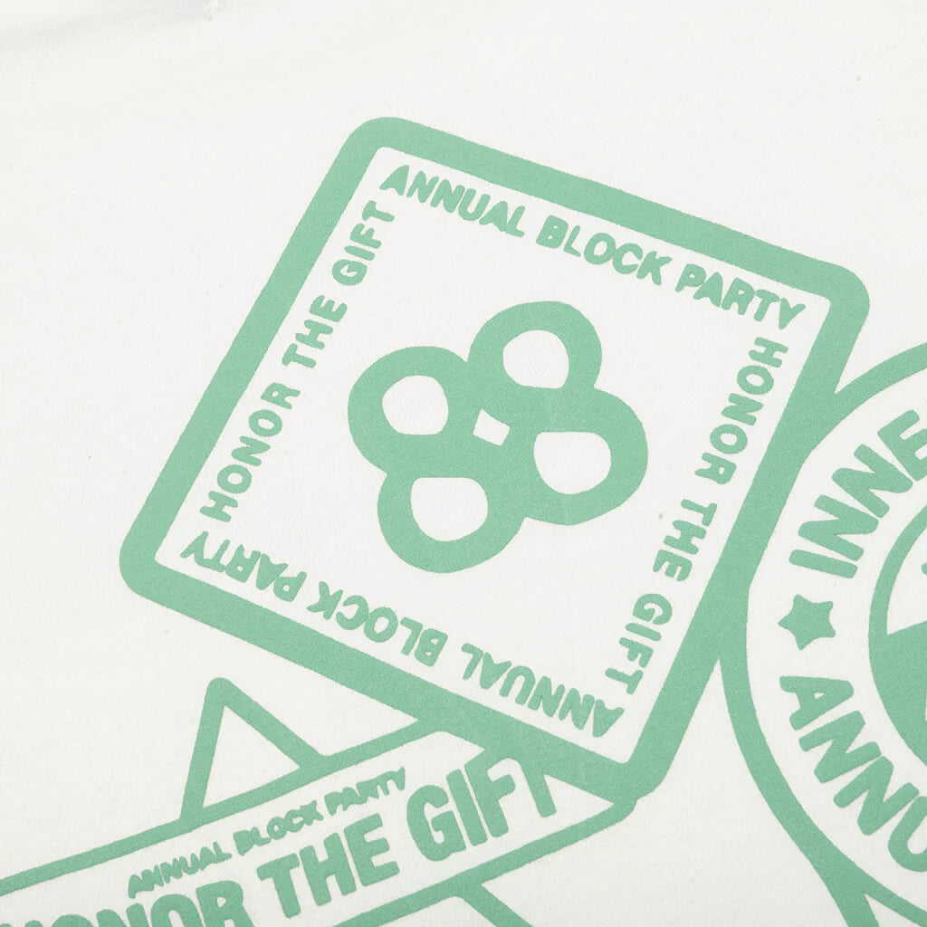 88 Block T Shirt Bone