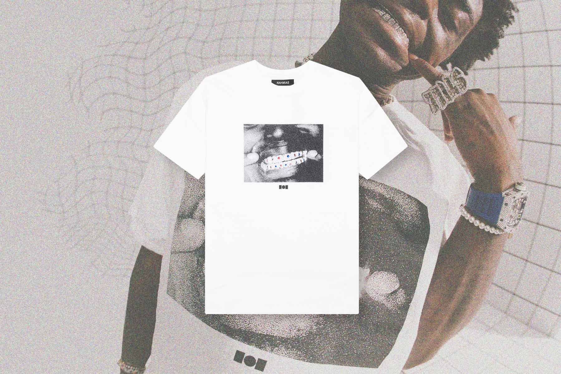 Nahmias x Kodak Black Grillz T Shirt White