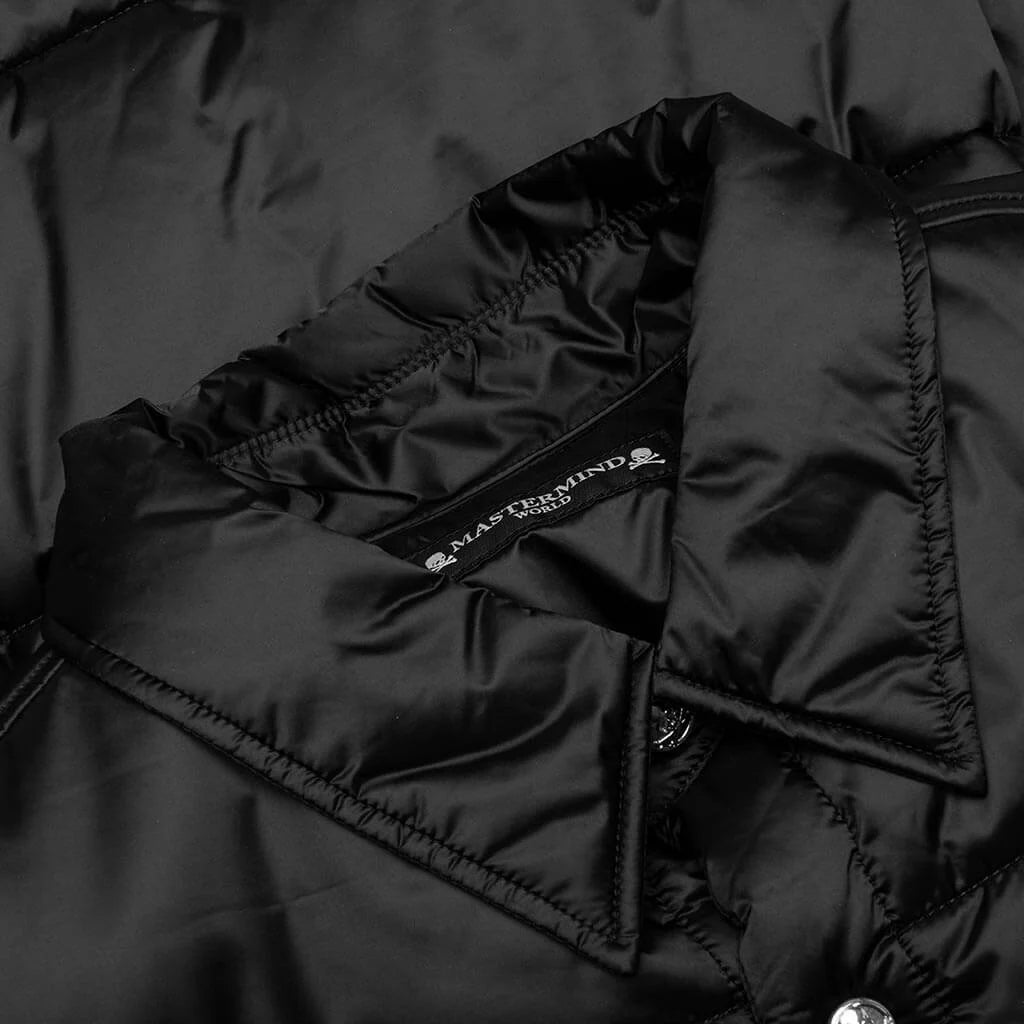 Padded Shirt Jacket Black
