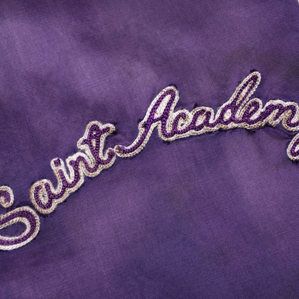 Saint Michael Stadium Jacket Purple Pink
