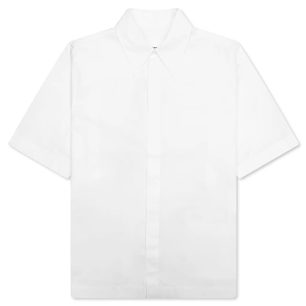Heavy Organic Cotton Poplin Shirt 131 Optic White