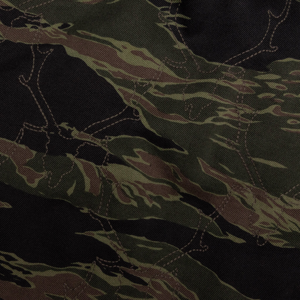 String Slack Pant Skull Quilting Tiger Camo