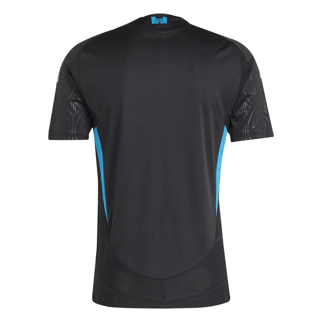 adidas Mens Charlotte FC Away Authentic Jersey 25 26 Black