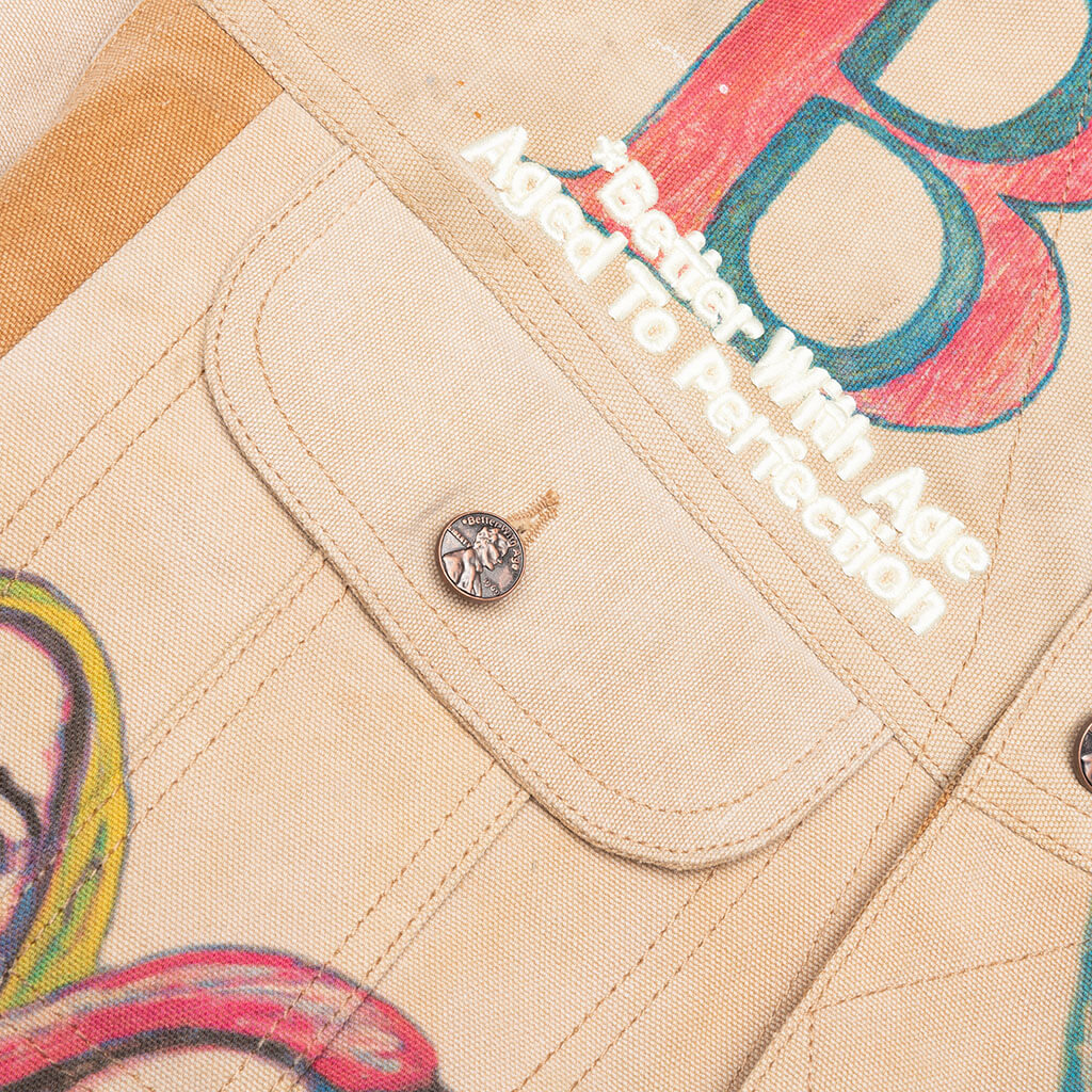 Harrison Reconstructed Trucker Jacket Multi