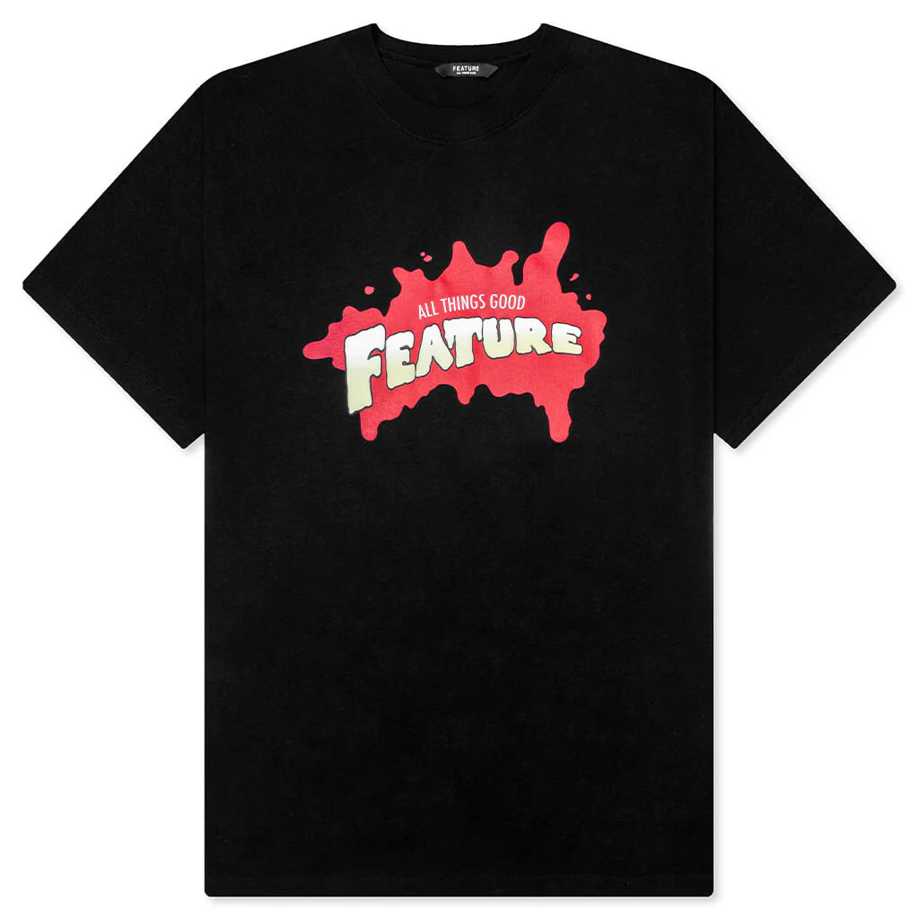 Splatter Tee Black