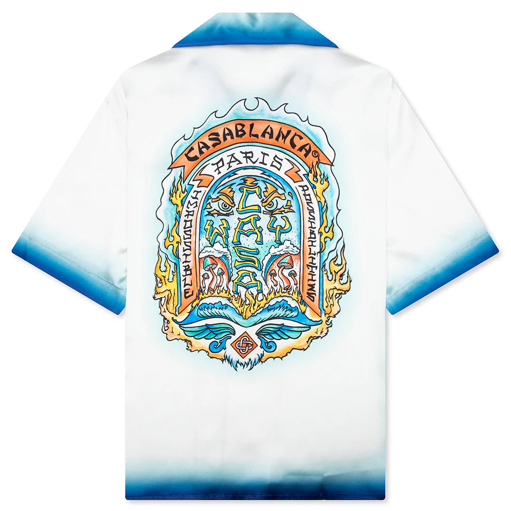Short Sleeve Cuban Collar Shirt Casa Skate Way