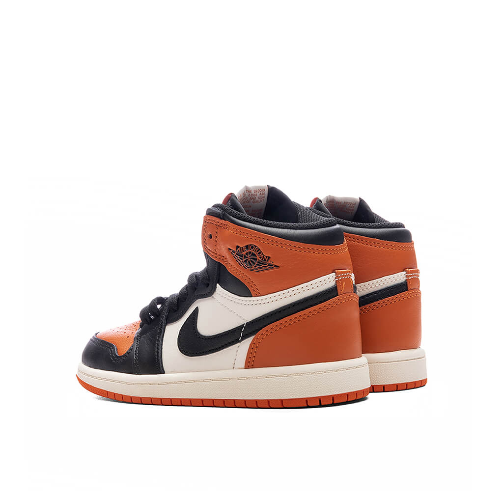 Air Jordan 1 Retro High OG Shattered Backboard TD Black Sail Starfish