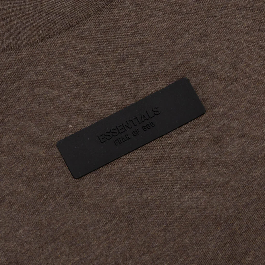 Essentials S S Tee Heather Wood