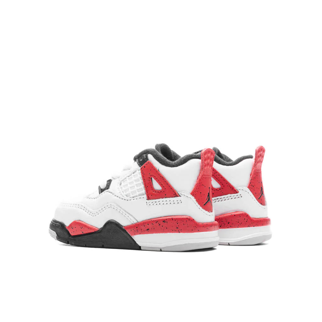 Air Jordan 4 Retro TD Red Cement White Fire Red Black