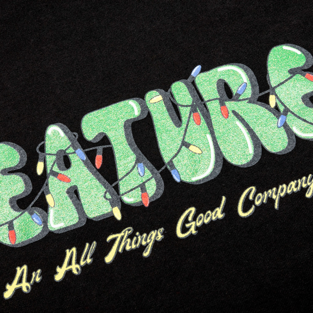 Festive Lights Tee Black