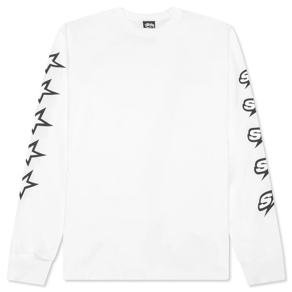 Speedway L S Tee White
