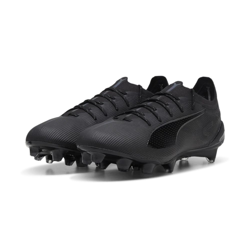 PUMA Ultra 5 Ultimate FG Firm Ground Soccer Cleats Black Silver Shadow Grey