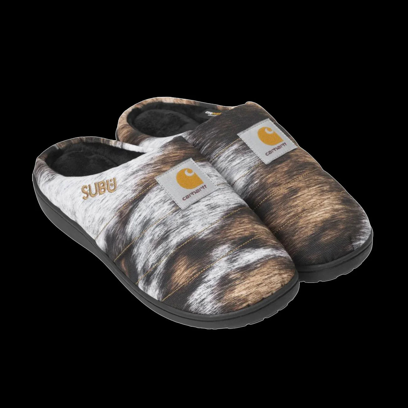 Suba x Cahartt WIP Cordura Slippers Wild Dog Print