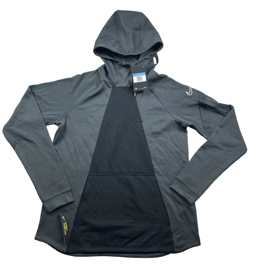 Nike Dri FIT Academy Pro Womens Pullover Hoodie Anthracite Black Black White