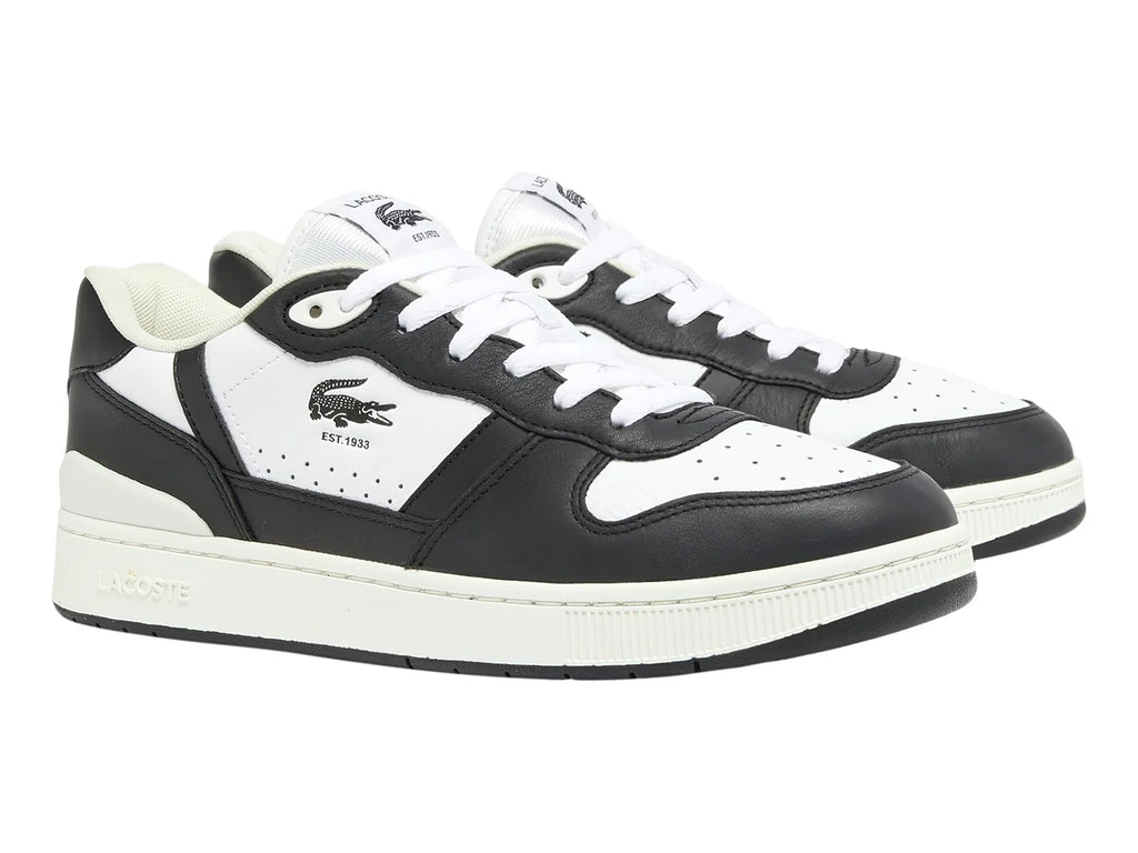 Tenis Lacoste T Clip Set Blanco y Negro para Hombre