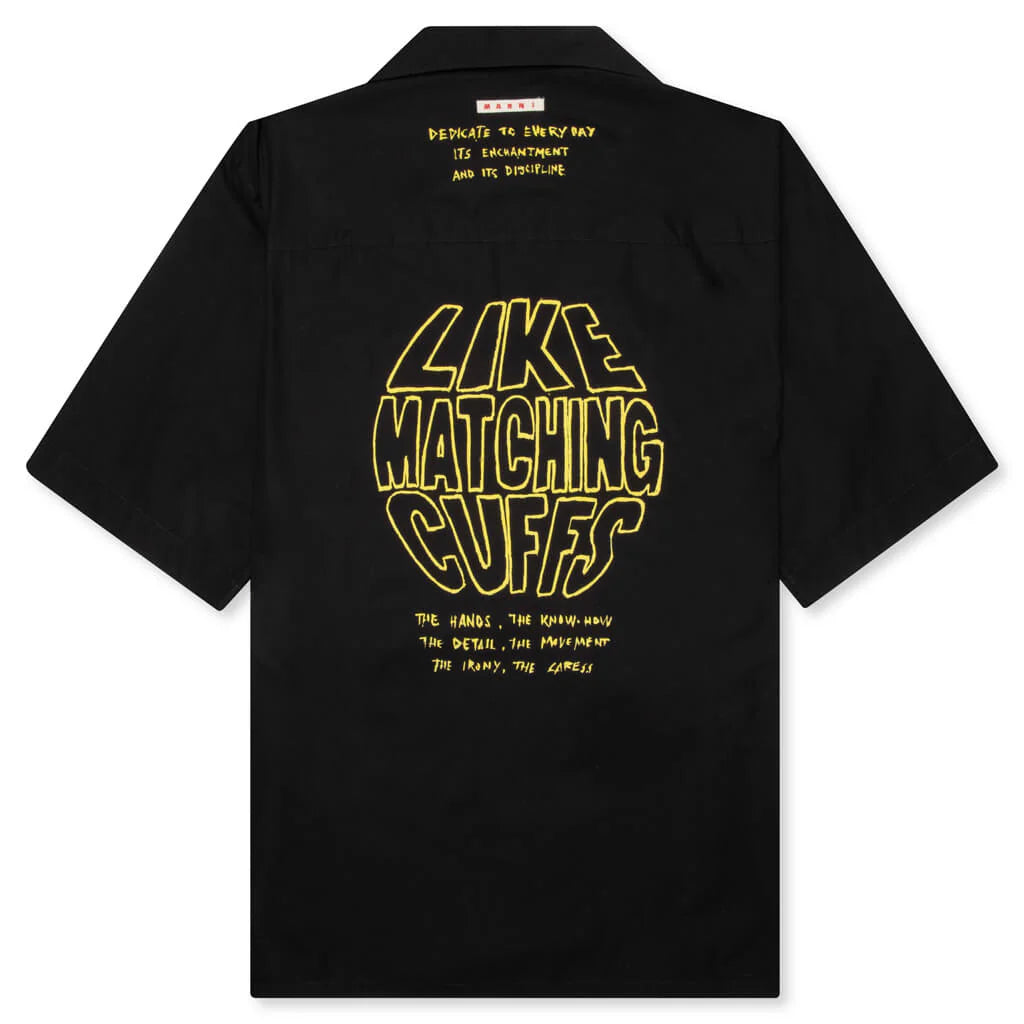 Cuffs Compact Shirt Black