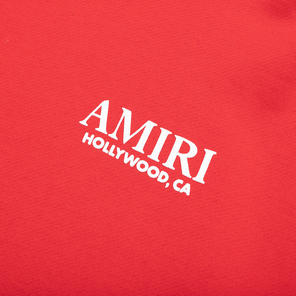 Bones Stacked Hoodie Red