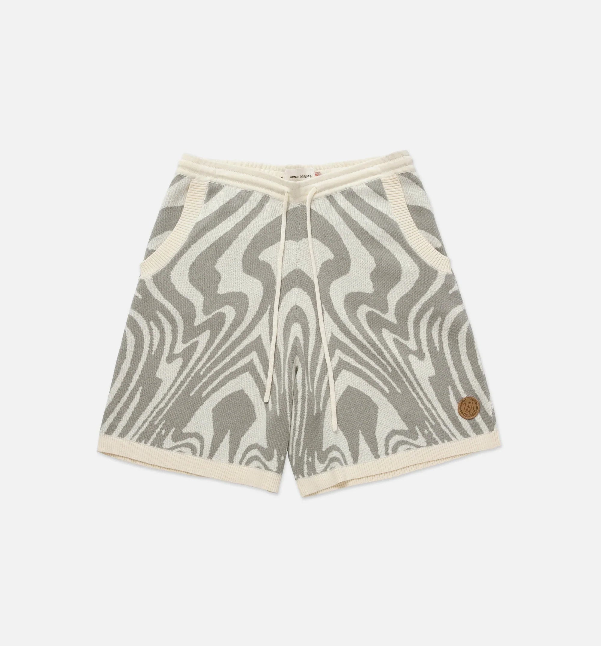 Dazed Knit Mens Short Bone Beige