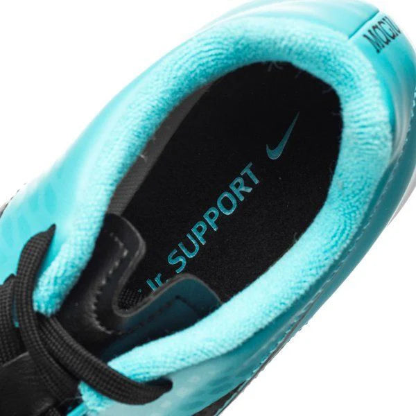 Nike JR Magista Onda IC Indoor Soccer Shoes Black Turquoise Blue