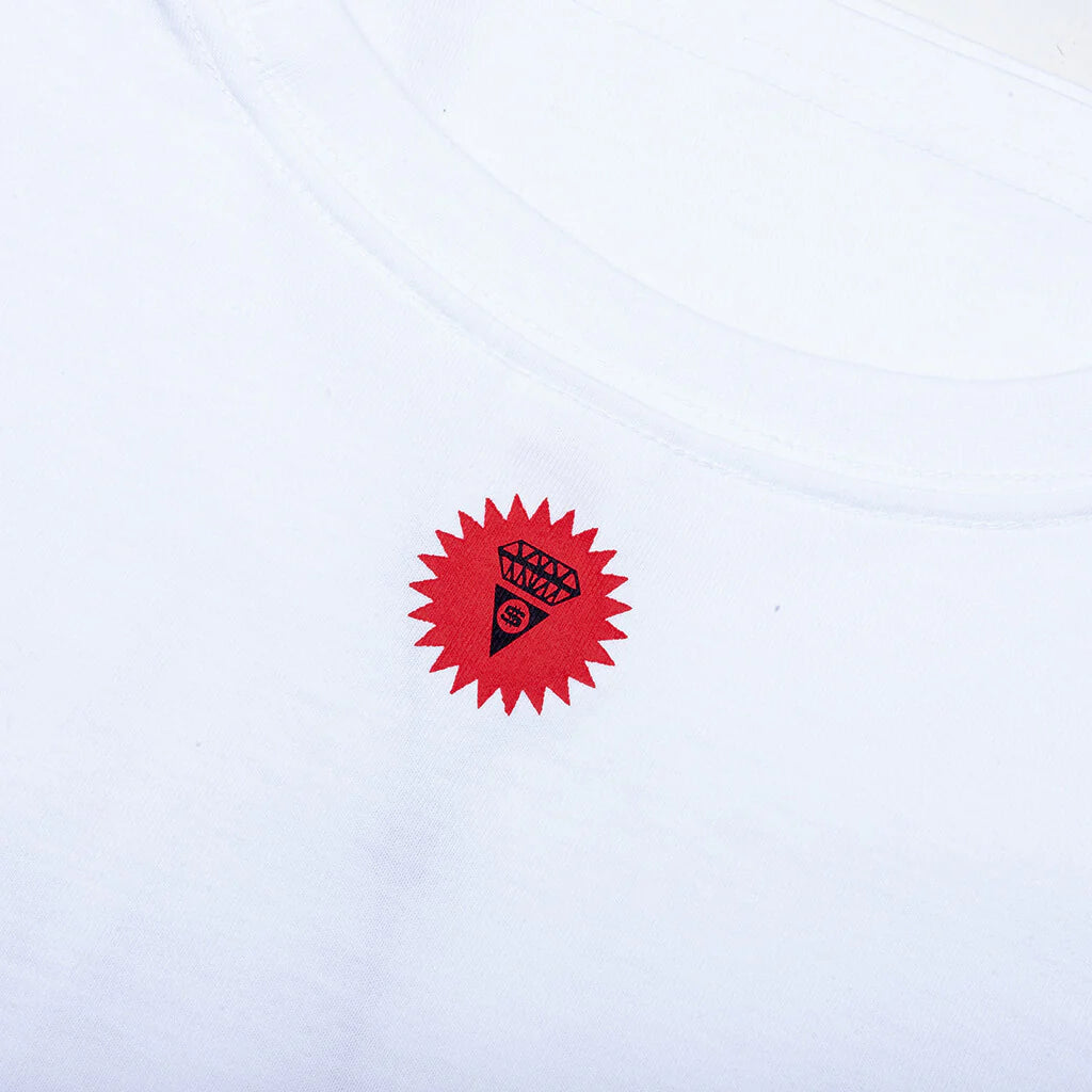 Pasta S S Tee White