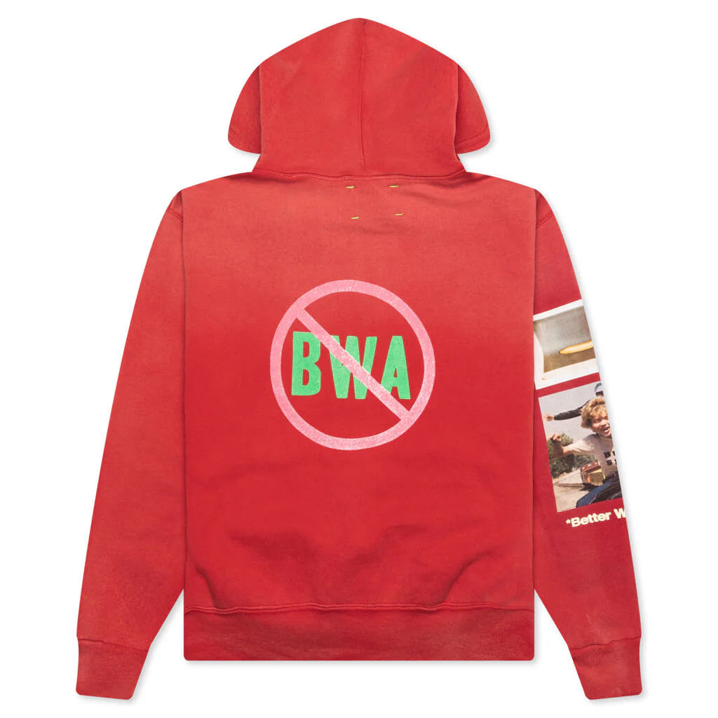 Protest Art Hoodie Red
