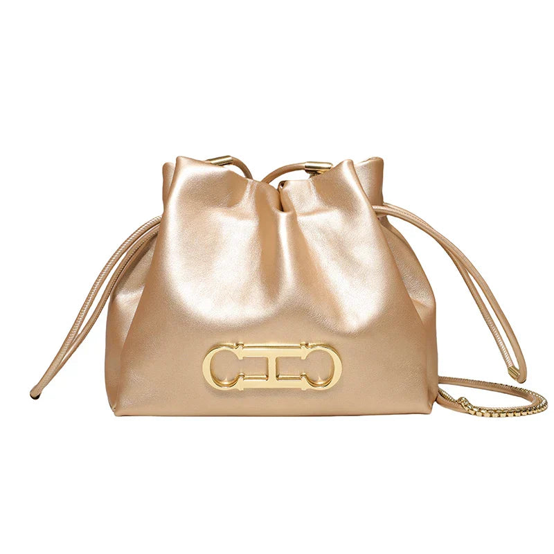 Bolsa Saco de Couro Grosseto