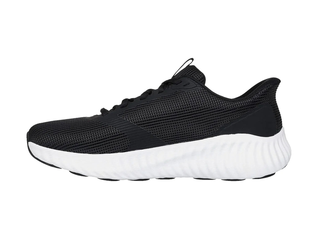 Tenis Skechers Go Run Now Negro y Blanco para Hombre