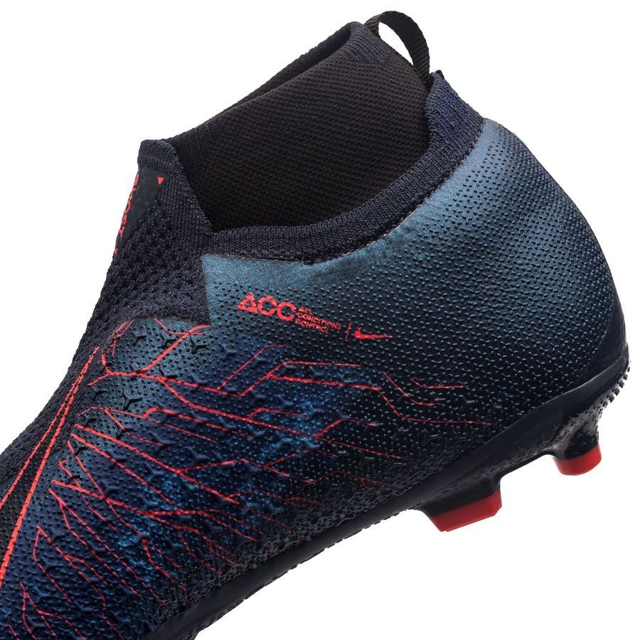 Nike Phantom Vison Elite DF MG Multi Ground Youth Soccer Cleats Obsidian Black