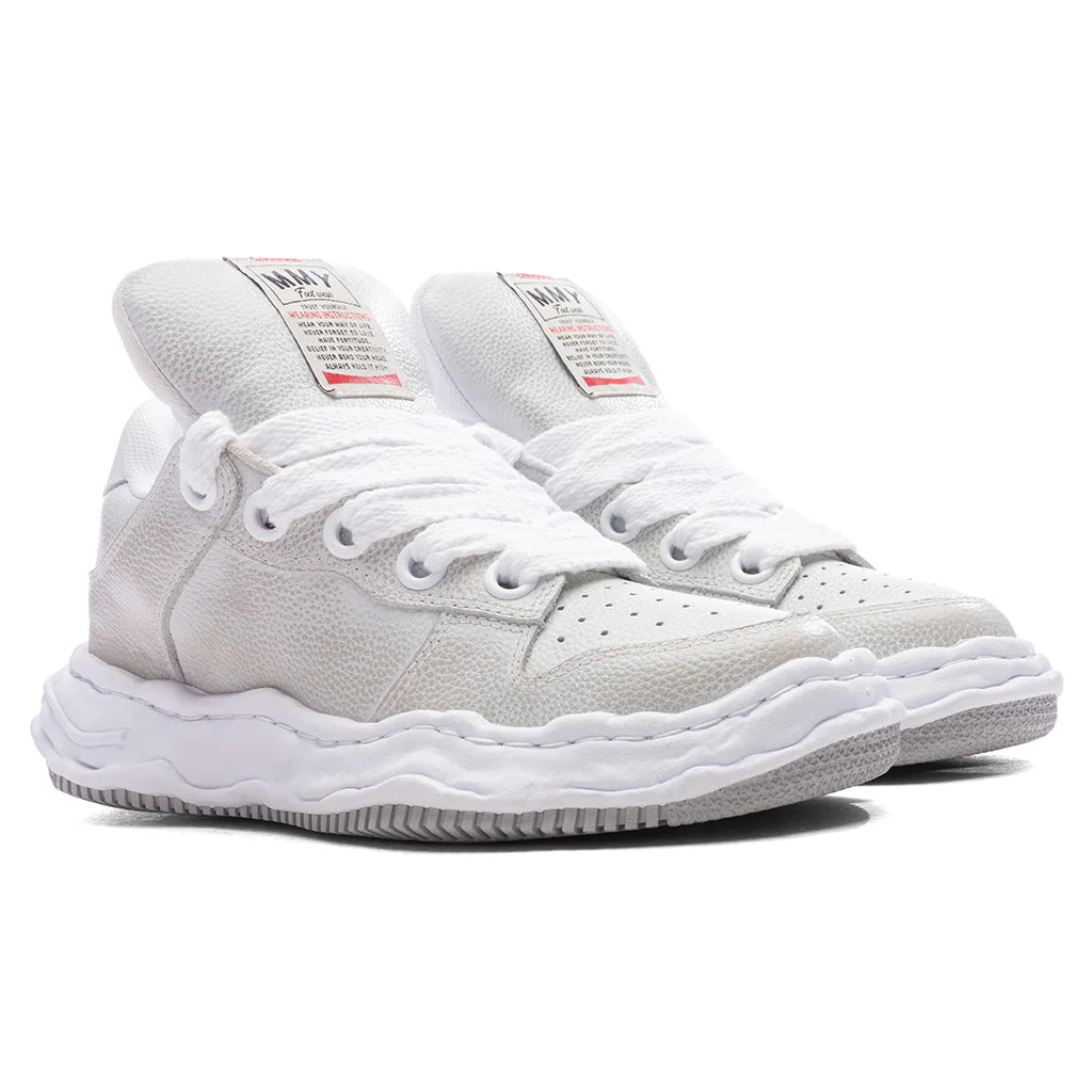 Wayne Puffer Low OG Sole Brushed Shrink Leather White