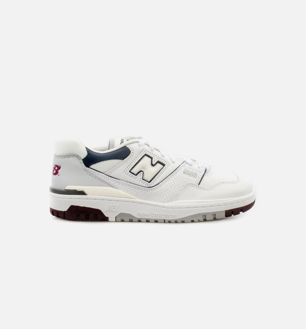 550 Maroon Navy Mens Lifestyle Shoe White Navy Blue
