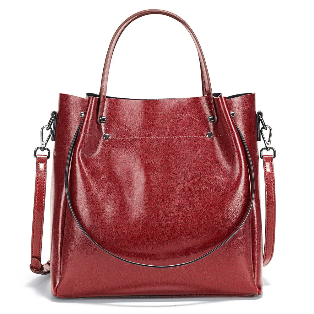 Bolsa Tote de Couro La Spezia