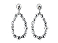 Aretes Roze Color Plata para Mujer
