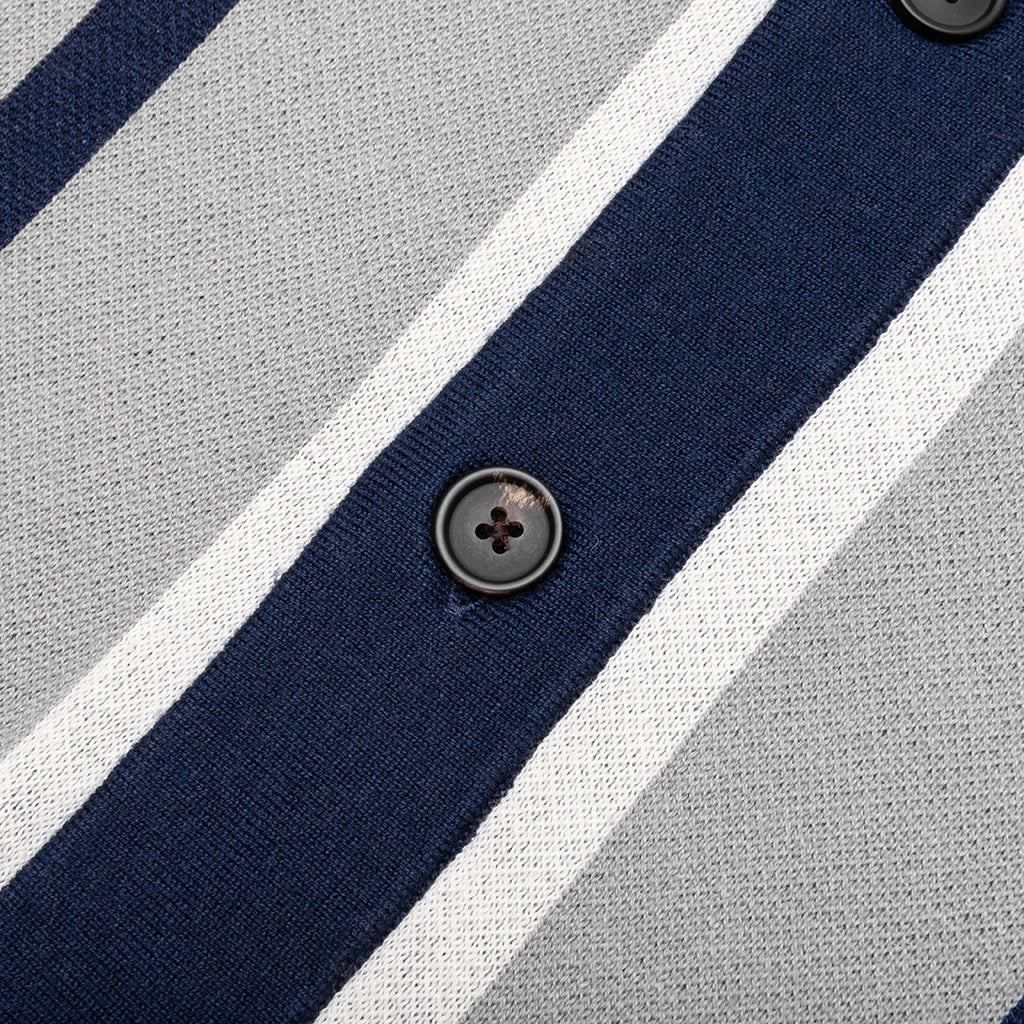 Knit Camp Collar Grey
