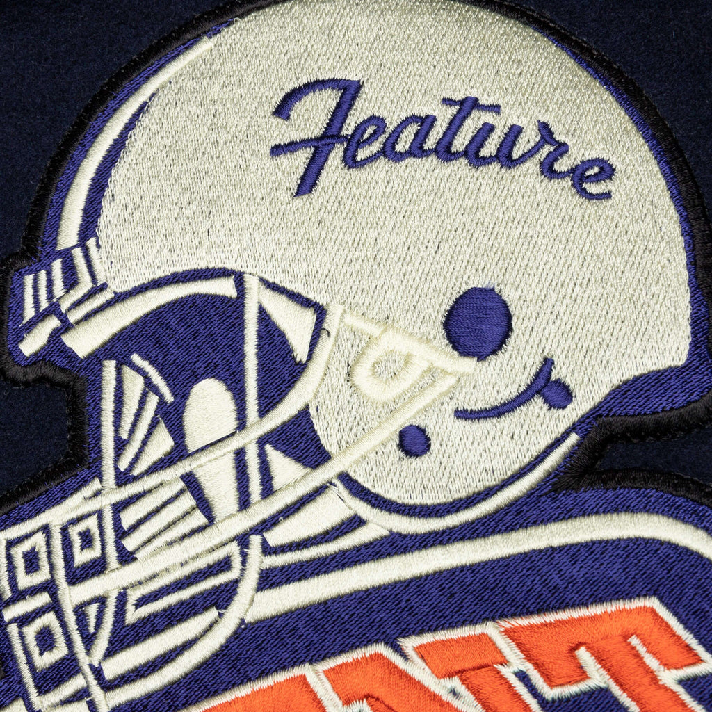 Feature x Represent Champions Varsity Jacket Midnight Navy