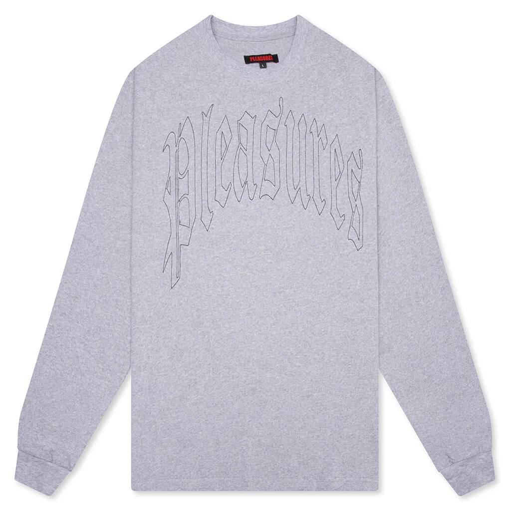 Twitch L S T Shirt Heather Grey